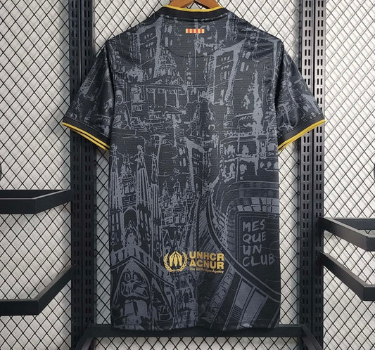 2023/2024 Barcelona Special Edition Black Football Shirt 1:1