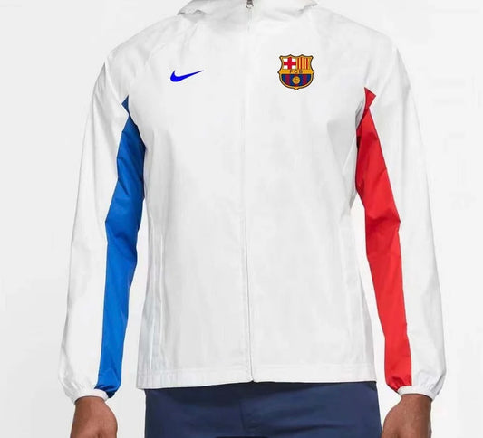 2023/2024 Barcelona Jersey Windbreaker White