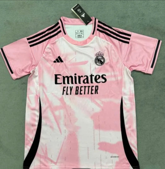 2024/2025 Real Madrid Special Edition Pink Football Shirt1:1