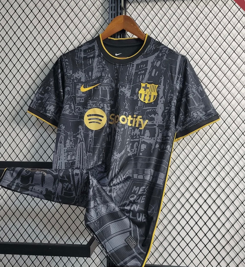 2023/2024 Barcelona Special Edition Black Football Shirt 1:1