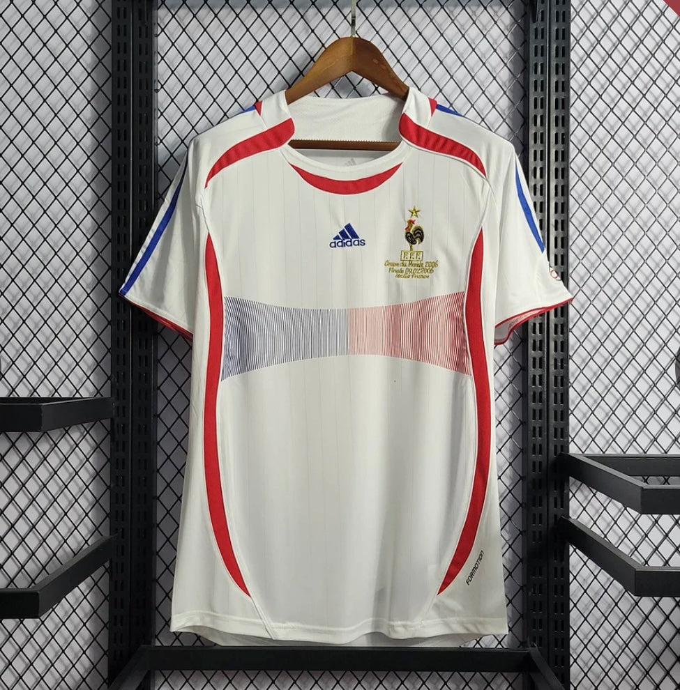 2006 Retro France Away Football Shirt
