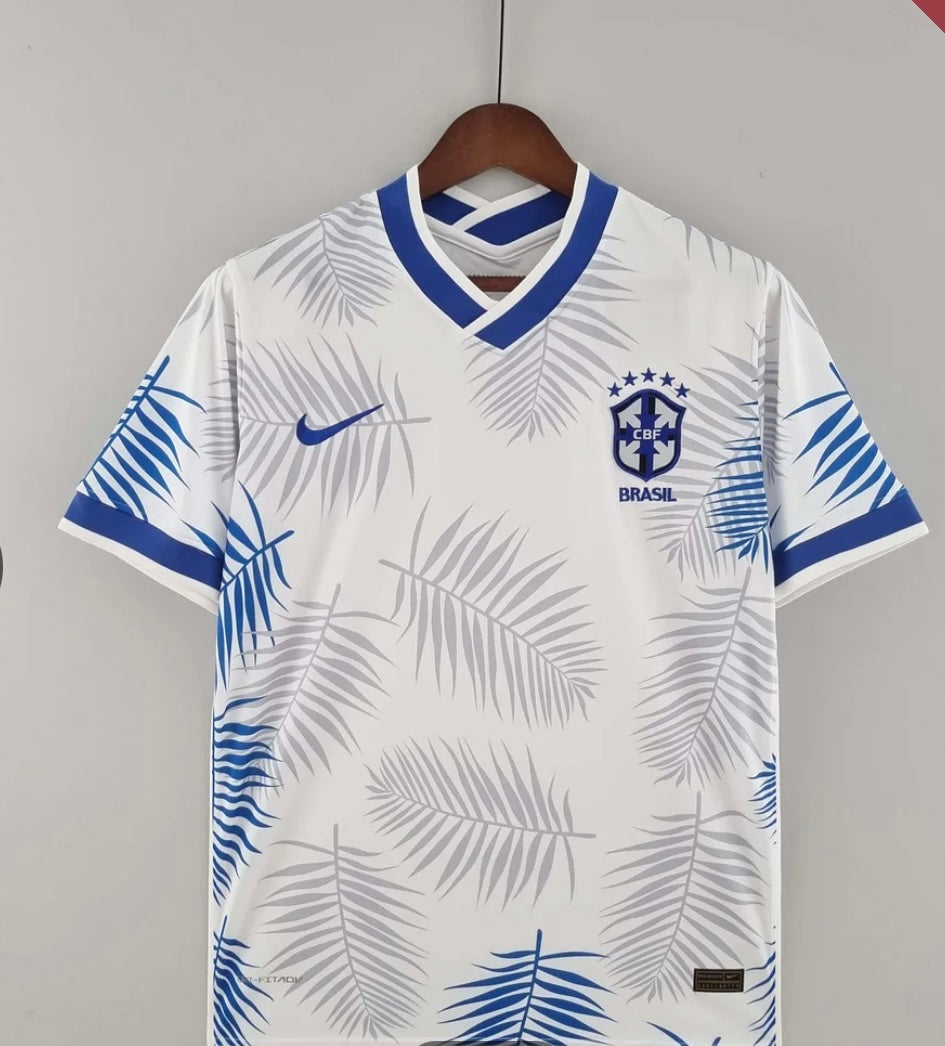 2022 Brazil Classic White Soccer Jersey