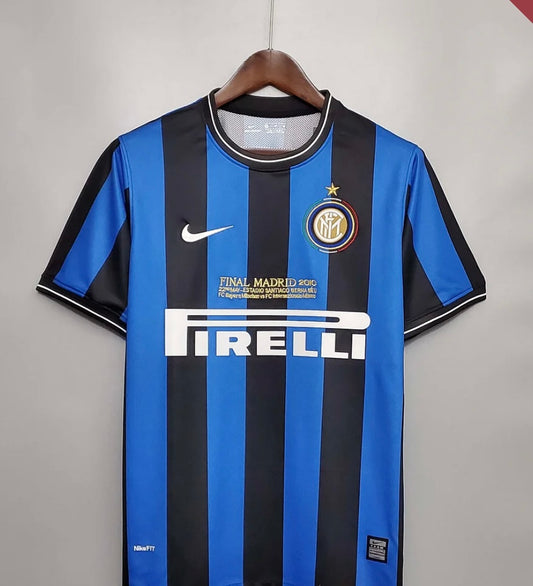 2009/2010 Retro Internazionale Milan Home Football Jersey 1:1