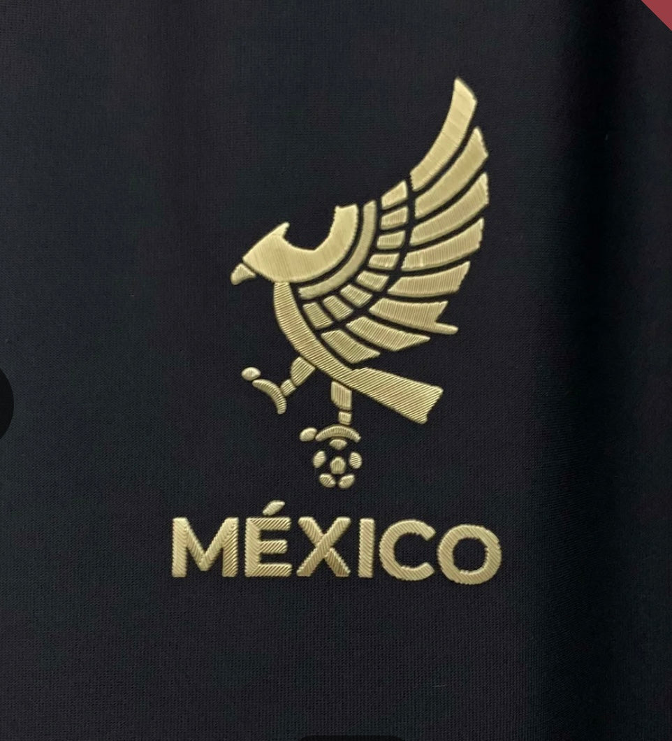 2025 Mexico National Gold Cup Edition Black Football Shirt 1:1