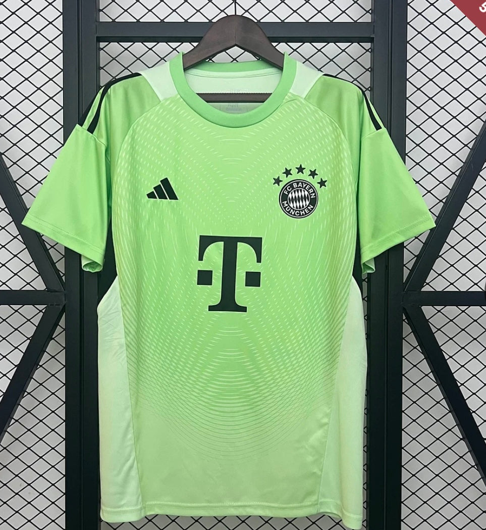 2025/2026 Bayern Munich Goalkeeper Green Football Jersey 1:1