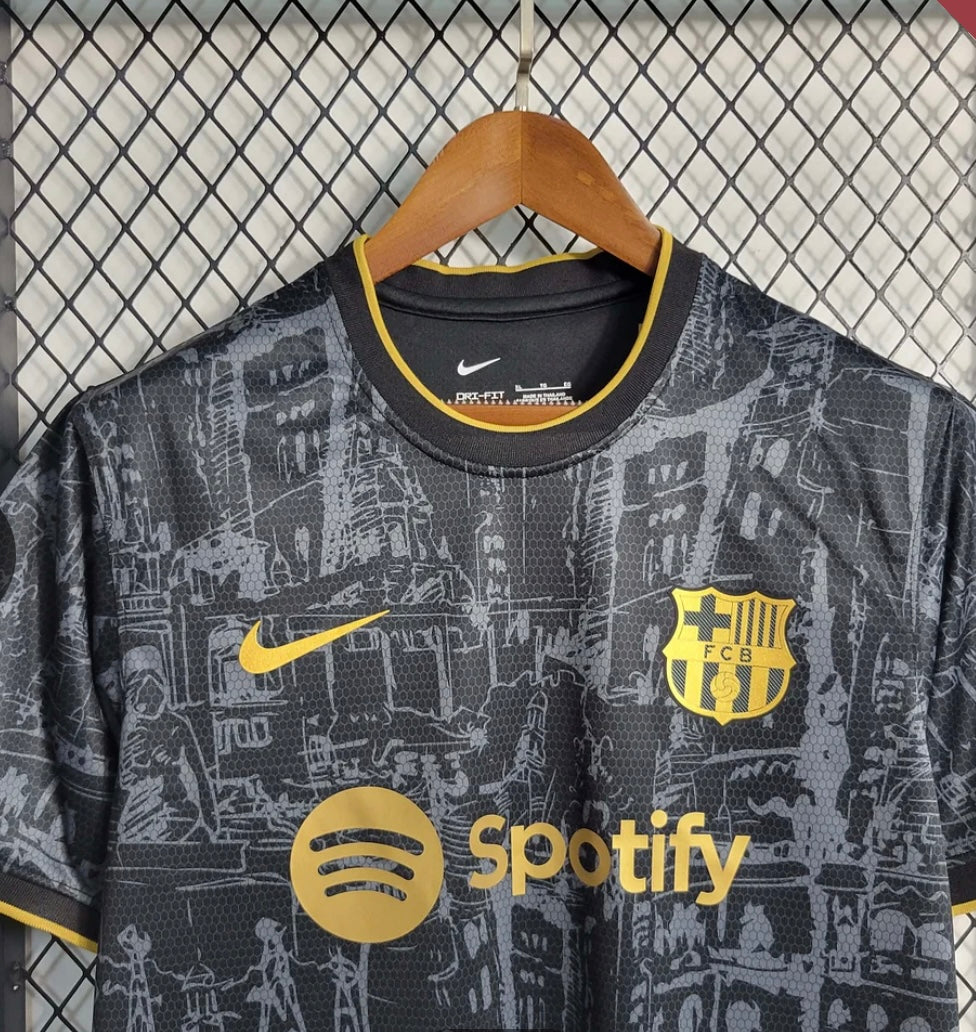2023/2024 Barcelona Special Edition Black Football Shirt 1:1