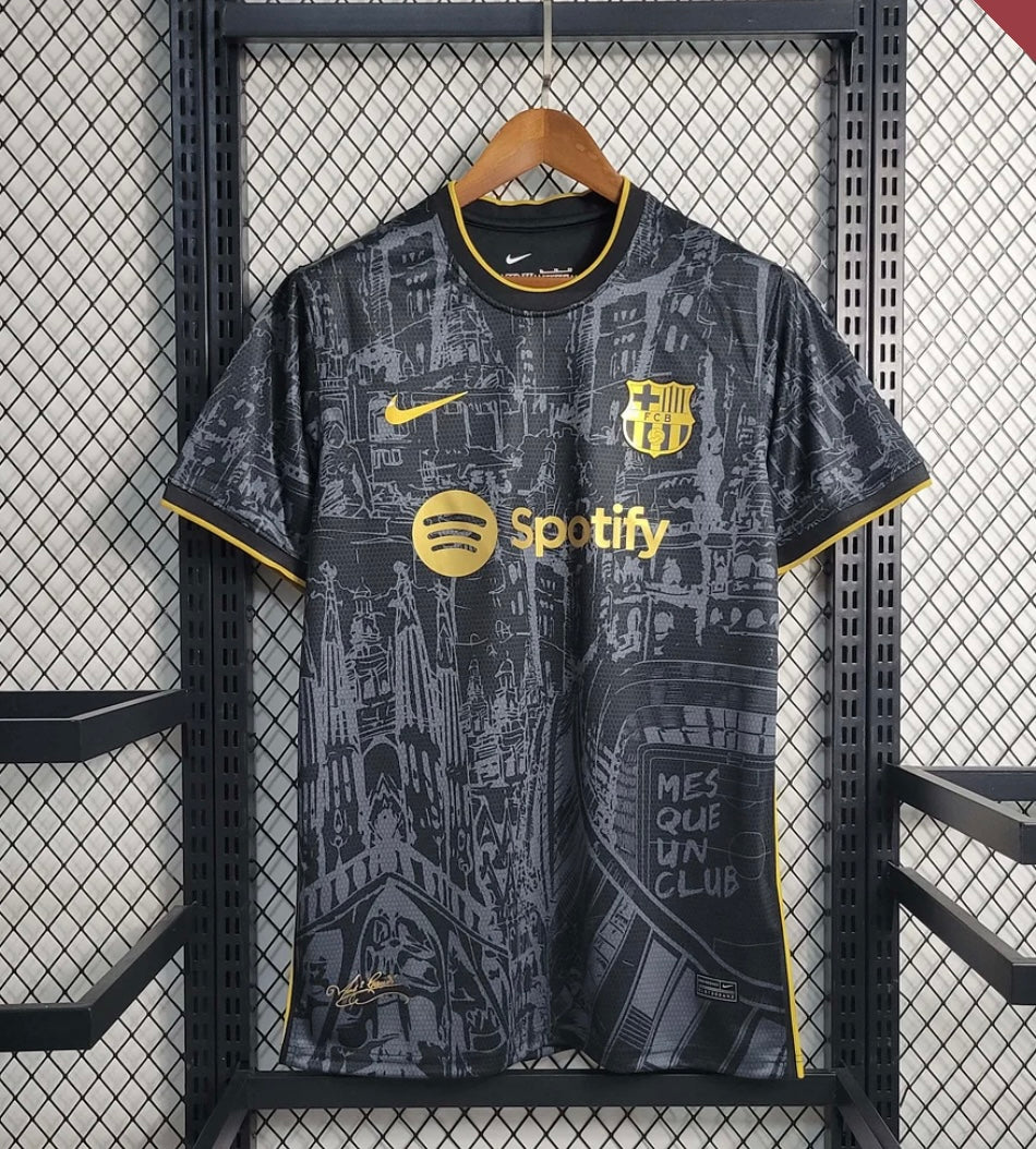 2023/2024 Barcelona Special Edition Black Football Shirt 1:1