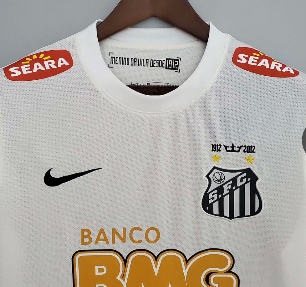 2012 Retro Santos Home Soccer Jersey