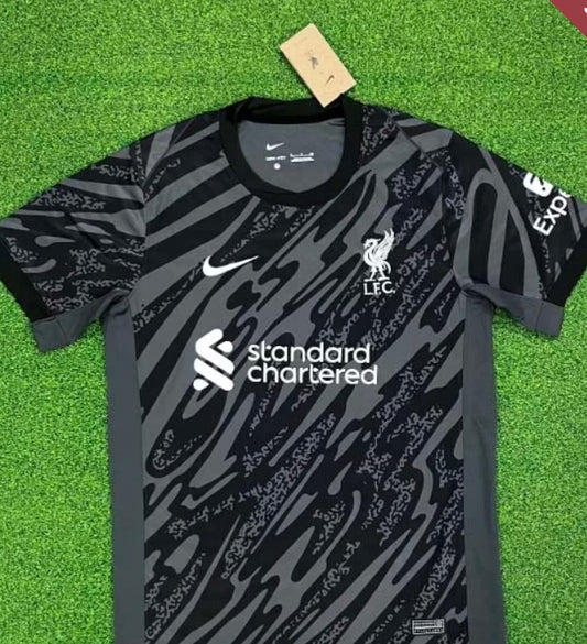 2024/2025 Liverpool Goalkeeper Black Soccer Jersey 1:1