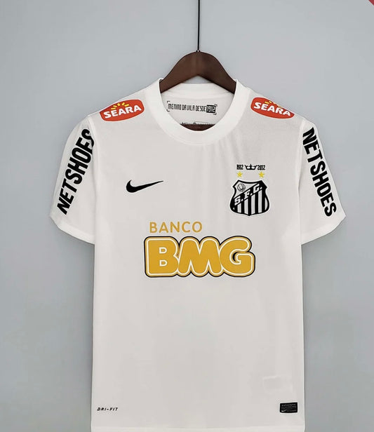 2012 Retro Santos Home Soccer Jersey