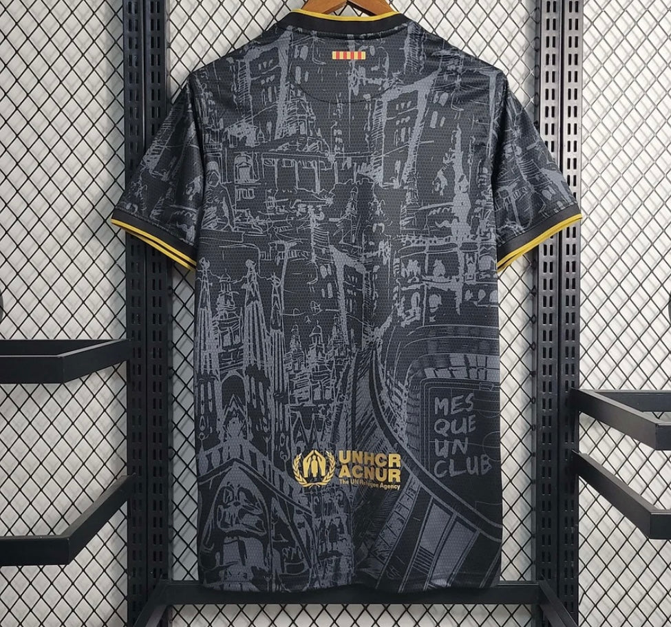 2023/2024 Barcelona Special Edition Black Football Shirt 1:1