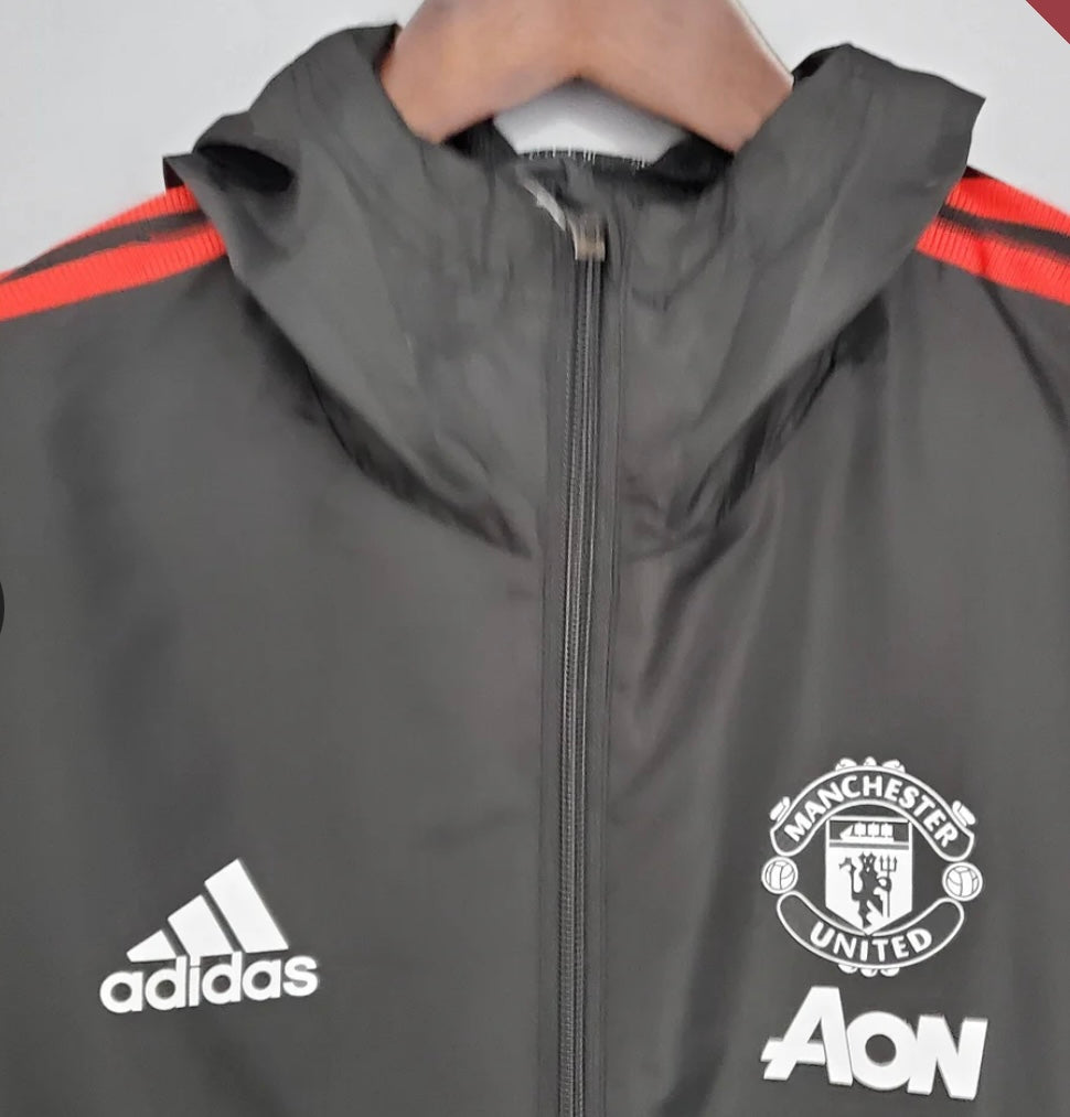2021/2022 Manchester United Jersey Windbreaker Black