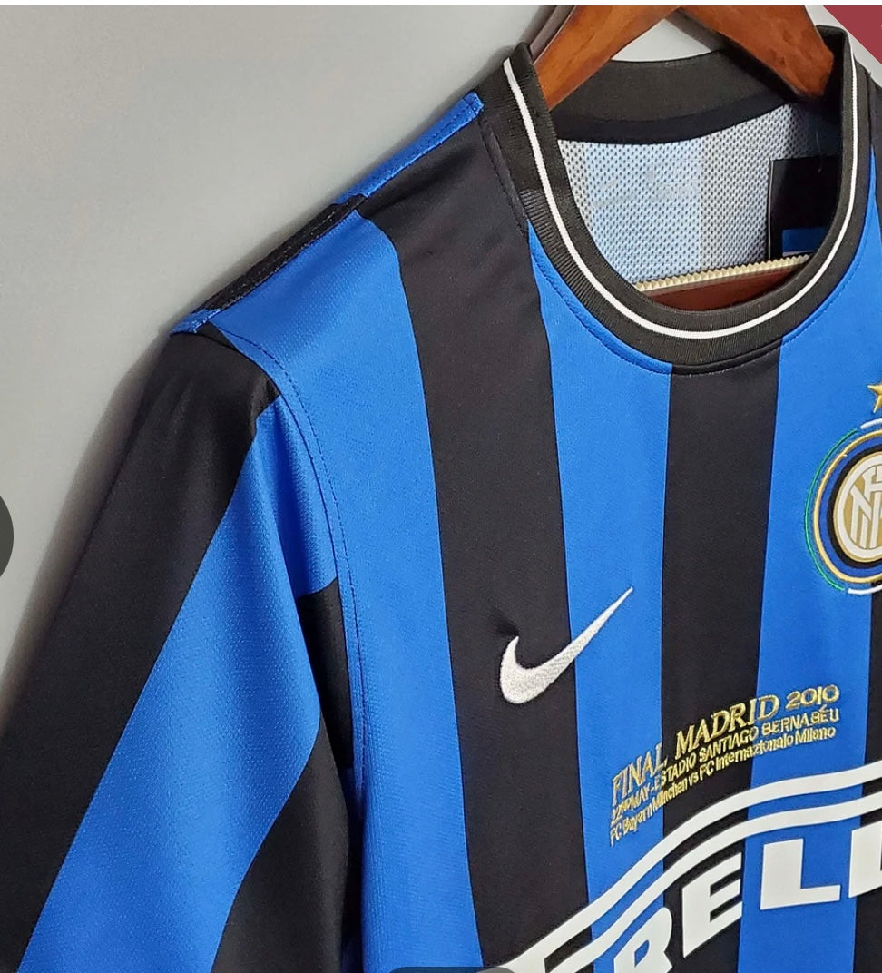 2009/2010 Retro Internazionale Milan Home Football Jersey 1:1