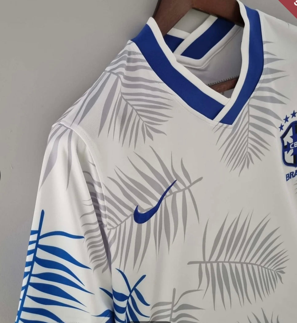 2022 Brazil Classic White Soccer Jersey